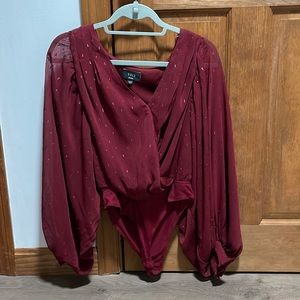 V neck bodysuit NWOT
